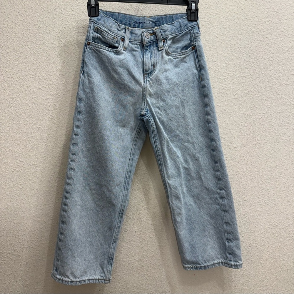 Old Navy Girls Light Wash Baggy Jean